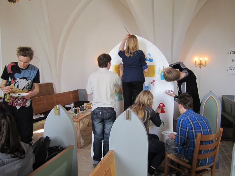 Mårum-kirke Altertavle 2012