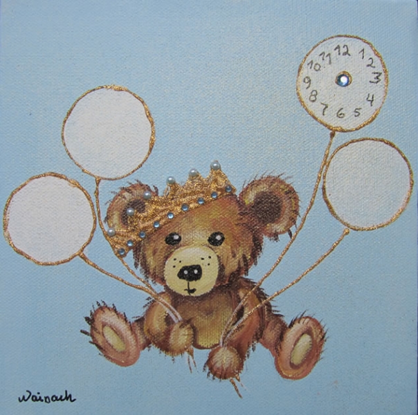Bamse 500 kr. m/ramme og data