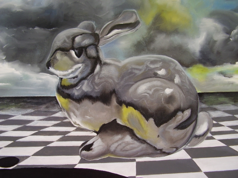 Bunny in heaven