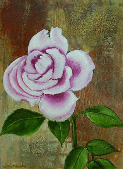 Lyserød rose 1