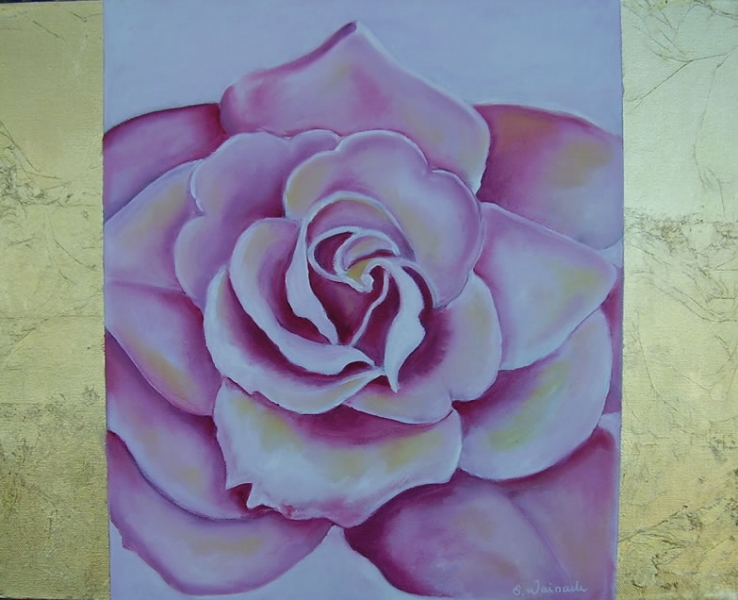 Lys rød rose