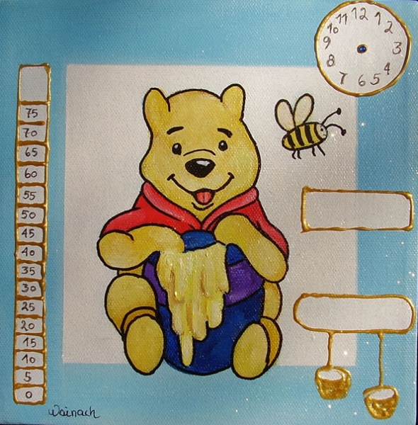 Bamse 500 kr. m/ramme og data
